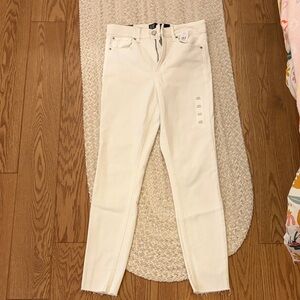 NWT Gap High Rise Universal Legging White Denim